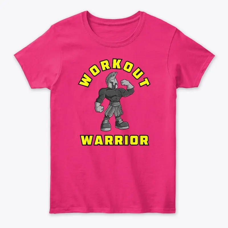 Workout Warrior Cartoon Design