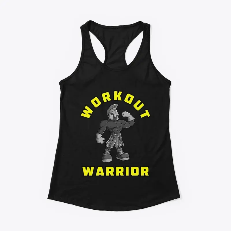 Workout Warrior Cartoon Design