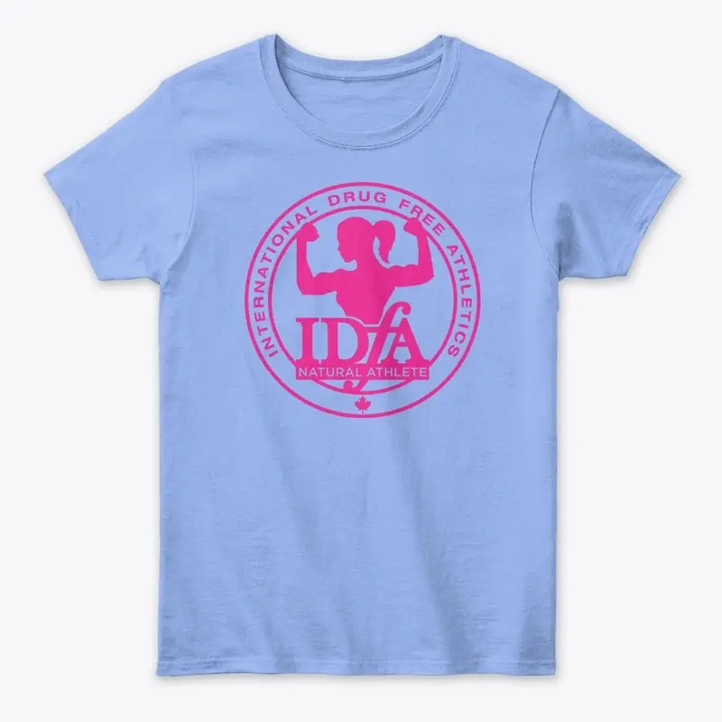 Pink Women's IDFA Logo Design